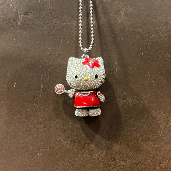 Hello Kitty Swarovski Crystal necklace.. - Picture 13 of 14